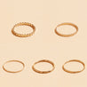 Bagues - Les anneaux fins - 5 styles