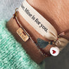 Bracelet MANTRA - love is to share